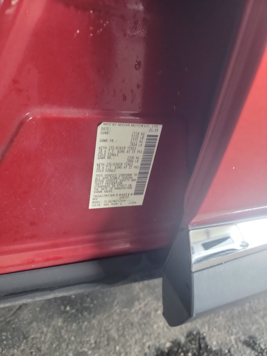 2019 Nissan Murano S FWD