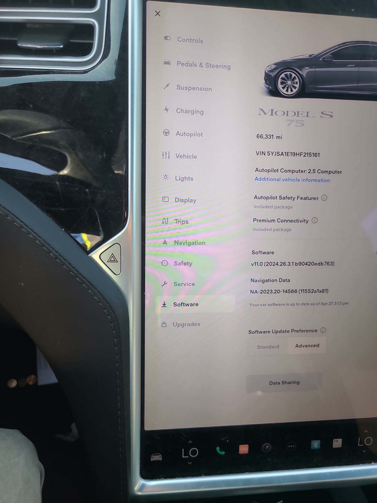 2017 Tesla Model S 75 RWD