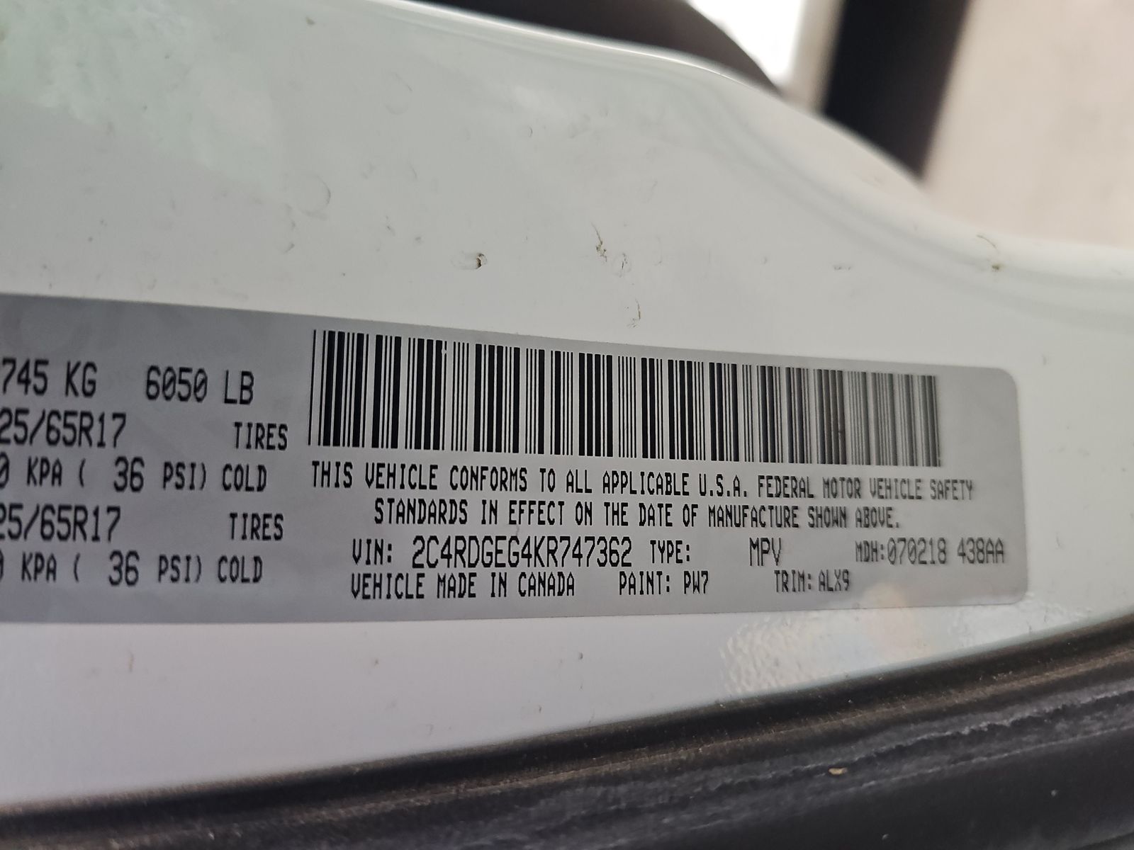 2019 Dodge Grand Caravan GT FWD