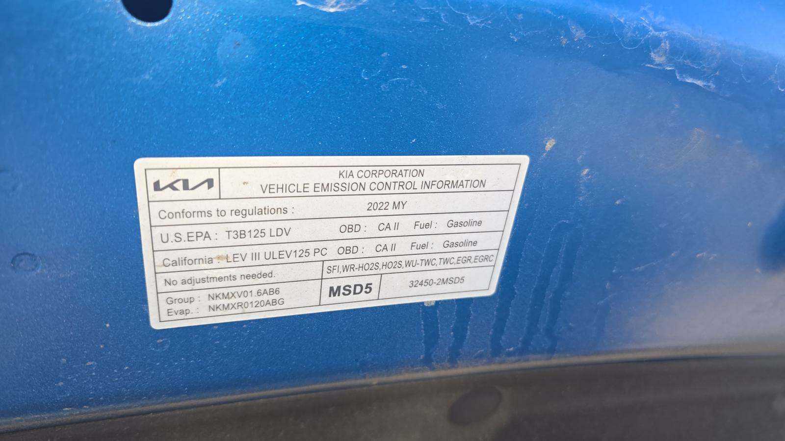 2022 Kia Rio S FWD