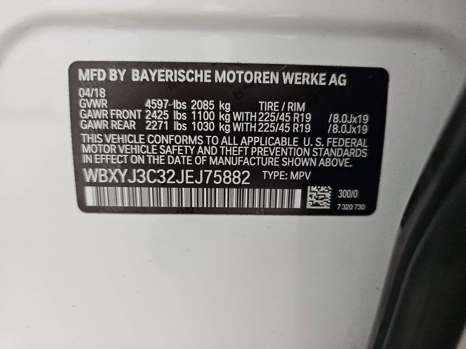 2018 BMW X2 sDrive28i FWD