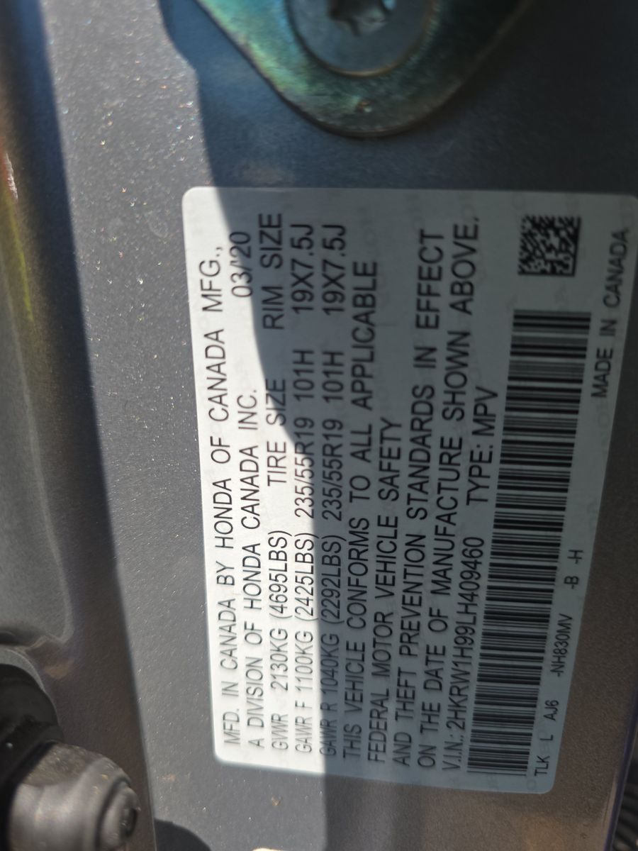 2020 Honda CR-V Touring FWD