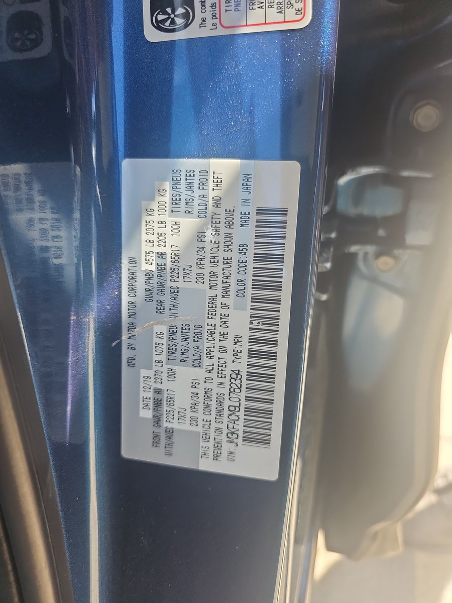 2020 MAZDA CX-5 Touring FWD