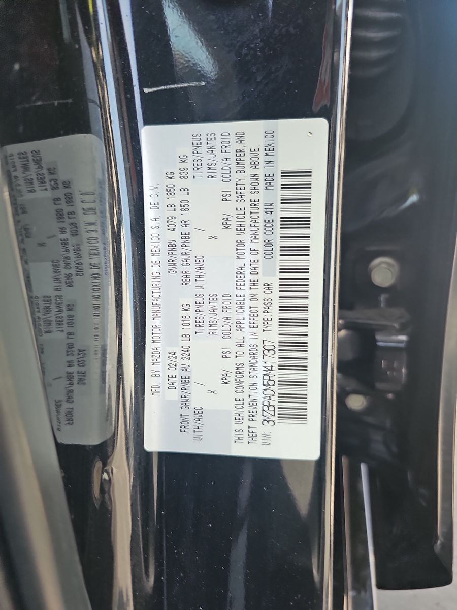 2024 MAZDA MAZDA3 2.5 S FWD