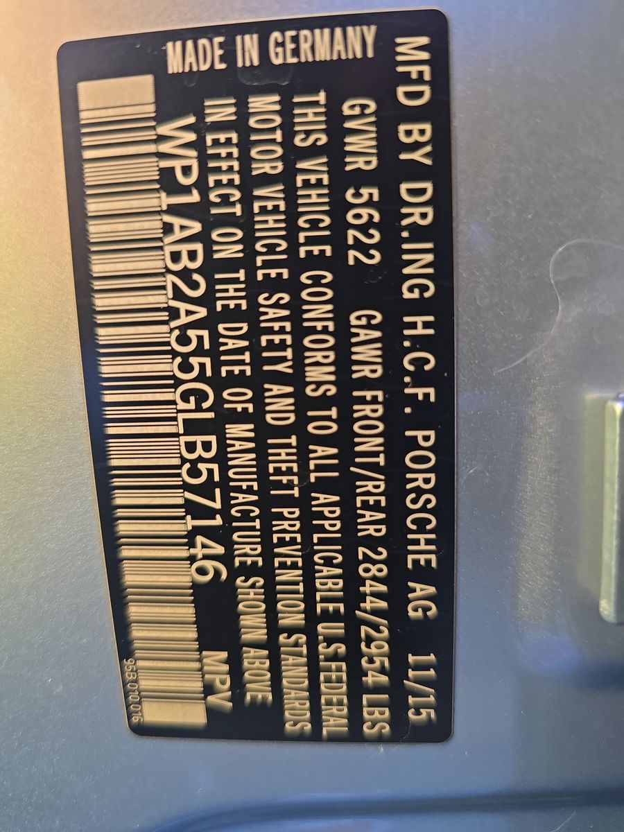 2016 Porsche Macan S AWD