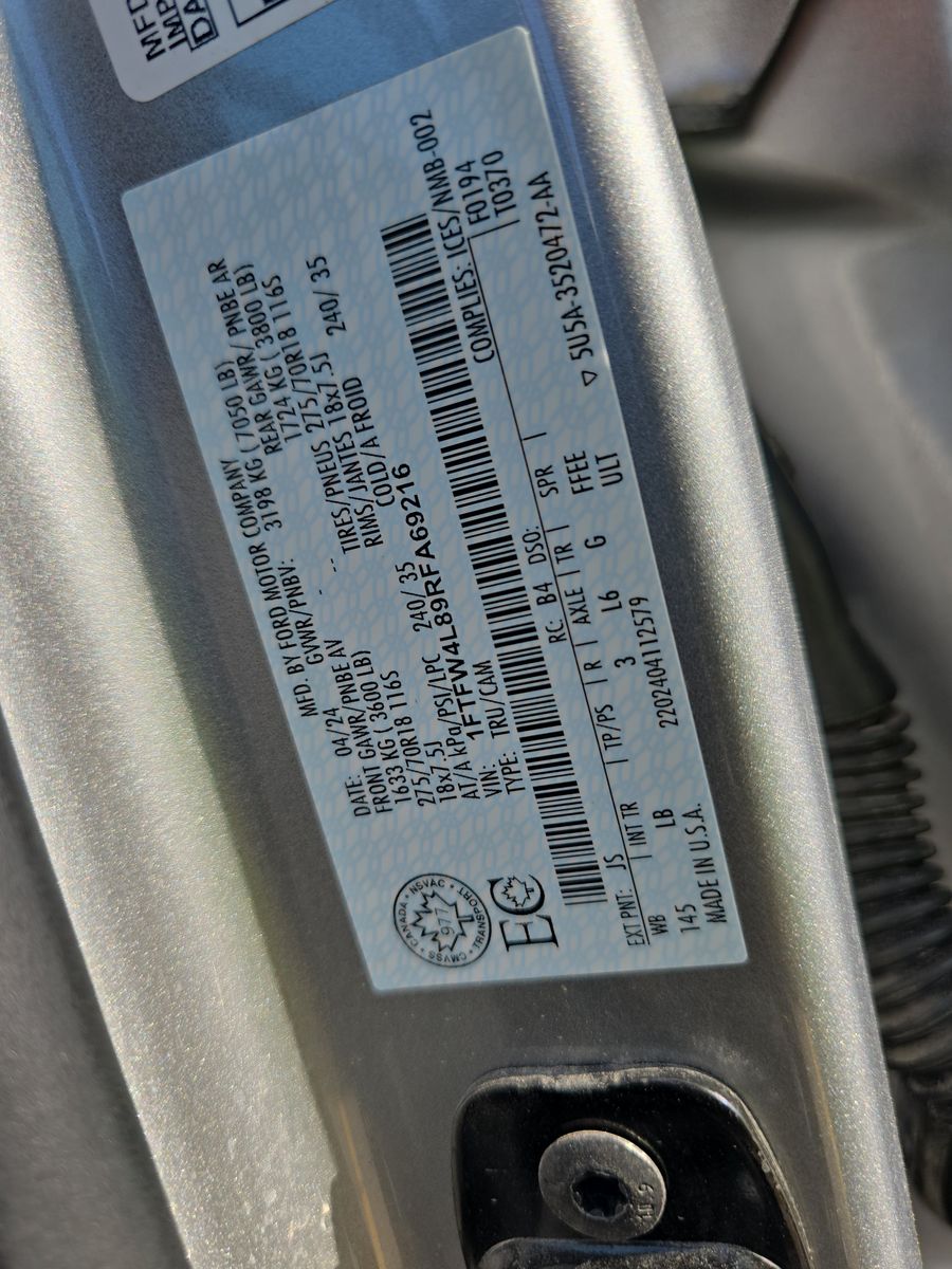 2024 Ford F-150 Tremor AWD