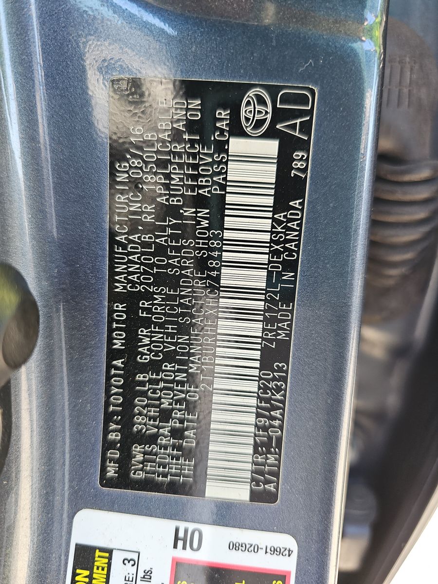 2017 Toyota Corolla SE FWD