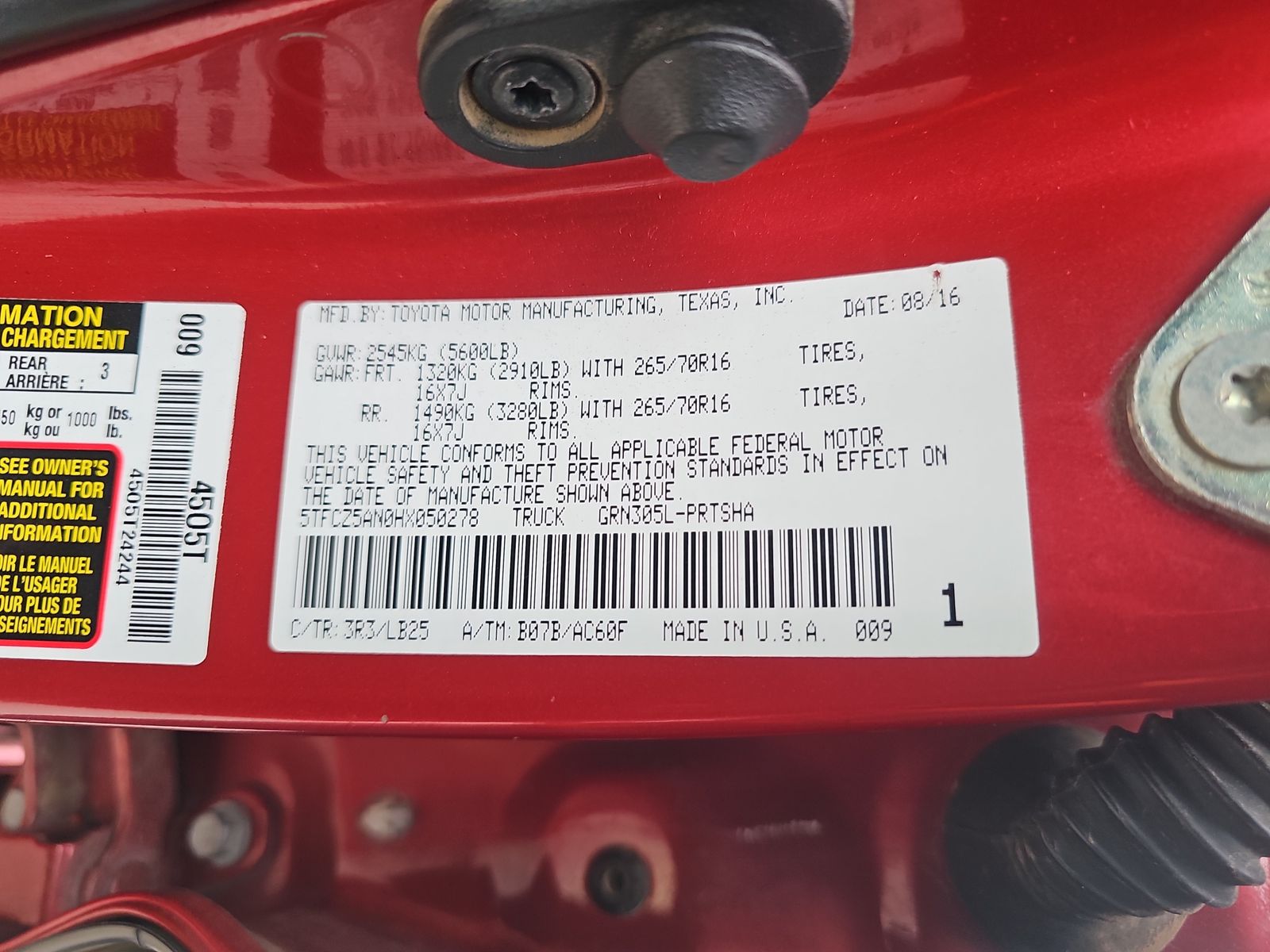2017 Toyota Tacoma TRD Pro AWD
