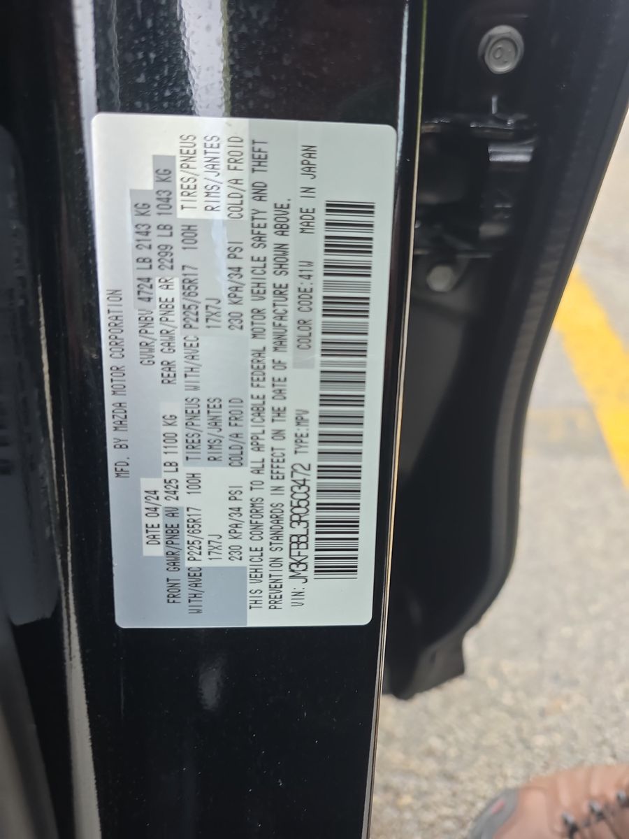 2024 MAZDA CX-5 2.5 S Select Package AWD