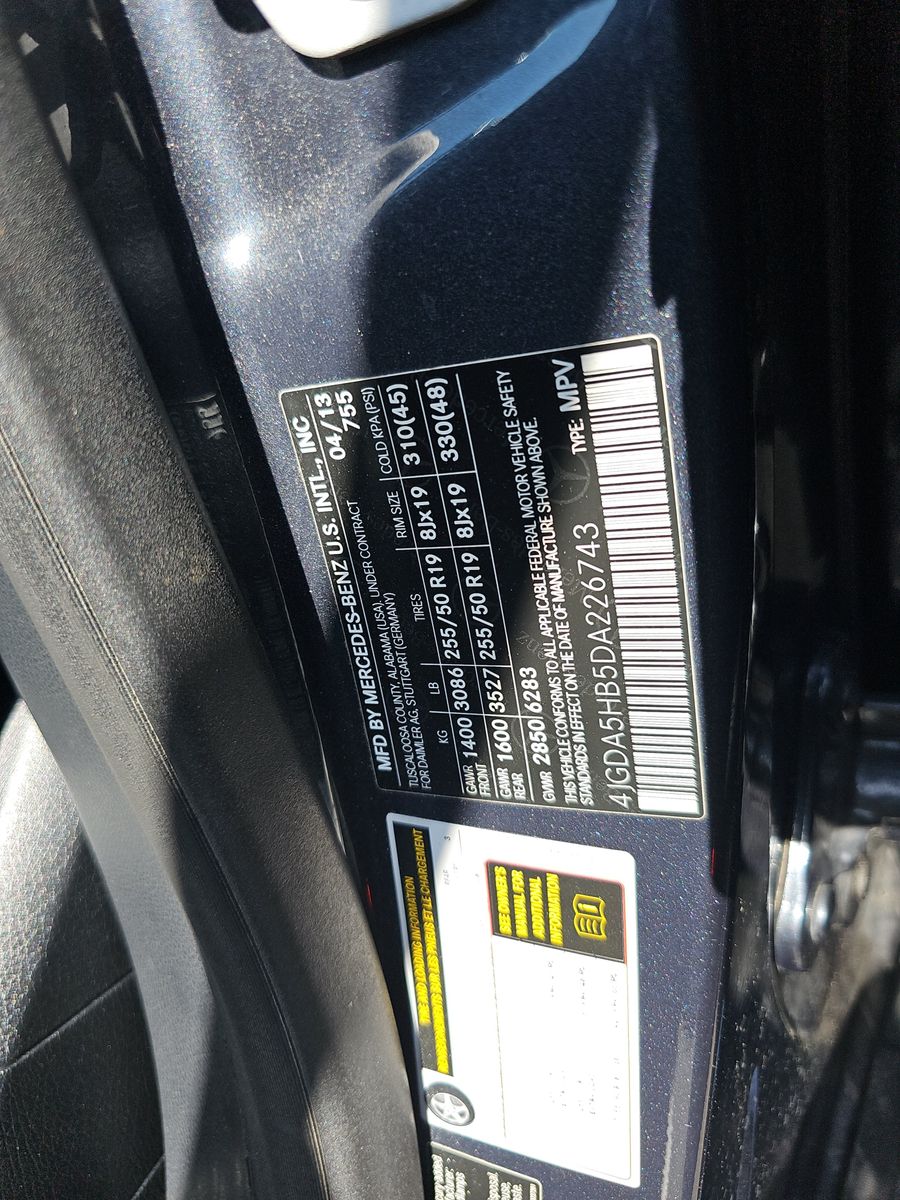 2013 Mercedes-Benz M-Class ML 350 AWD