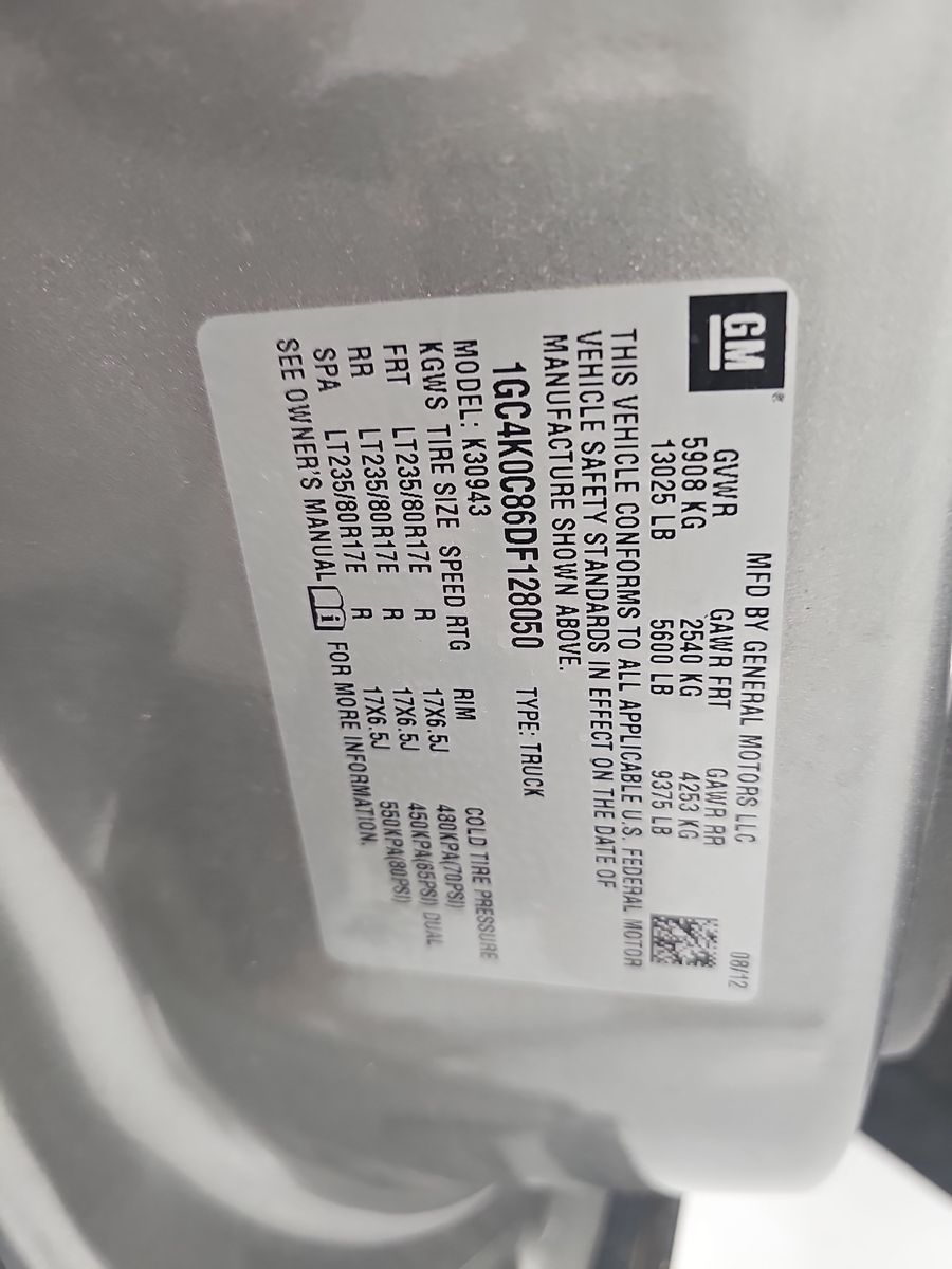 2013 Chevrolet Silverado 3500HD LT AWD