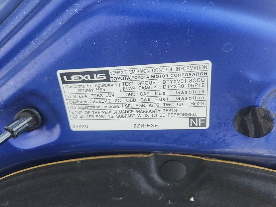 2013 Lexus CT CT 200h FWD