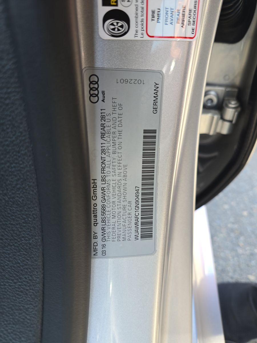 2016 Audi RS 7 performance AWD