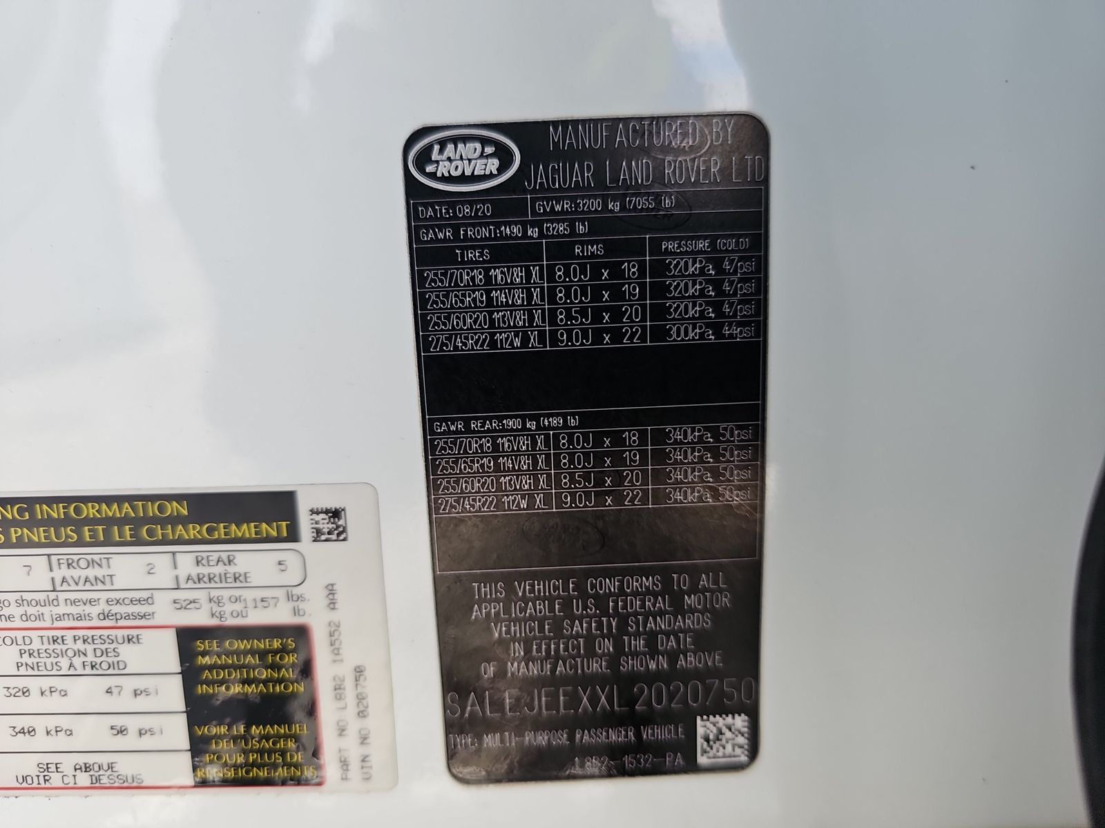 2020 Land Rover Defender 110 S AWD