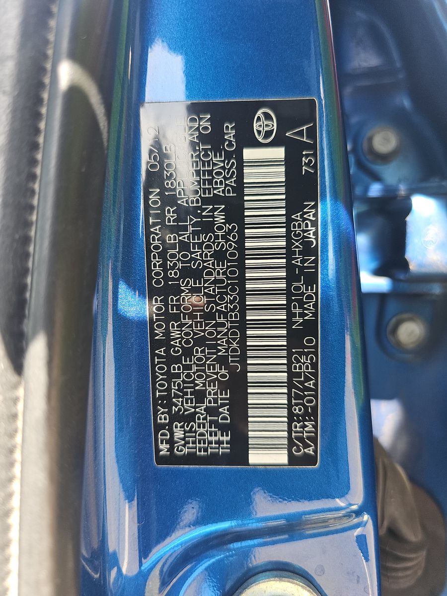 2012 Toyota Prius c Four FWD