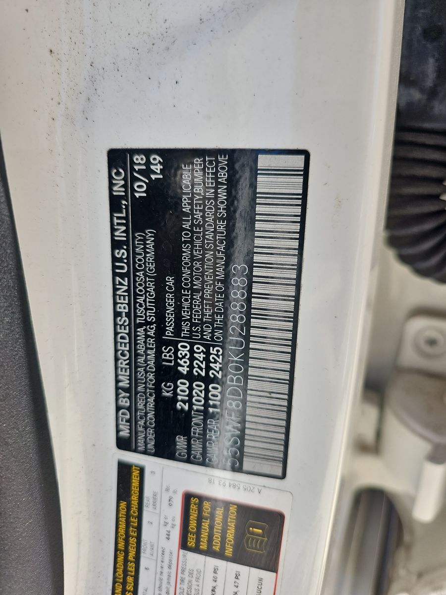 2019 Mercedes-Benz C-Class C 300 RWD