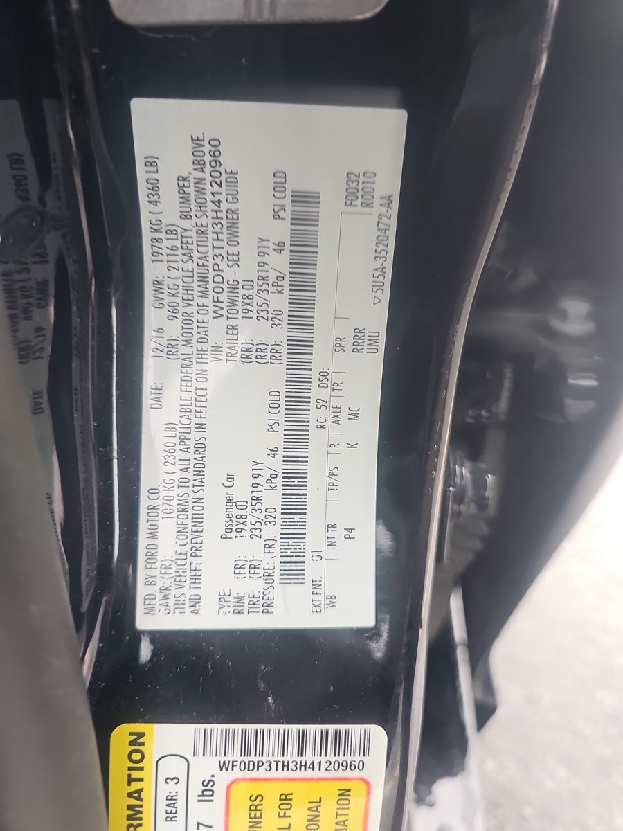 2017 Ford Focus RS AWD