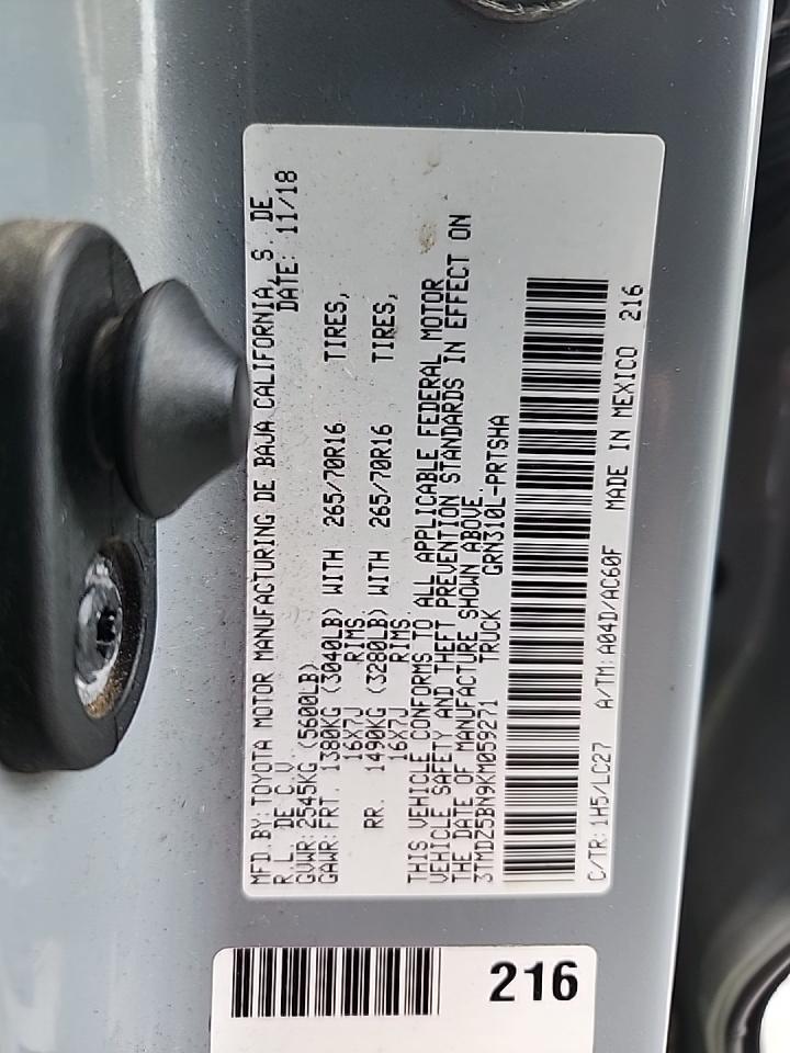 2019 Toyota Tacoma TRD Off-Road AWD