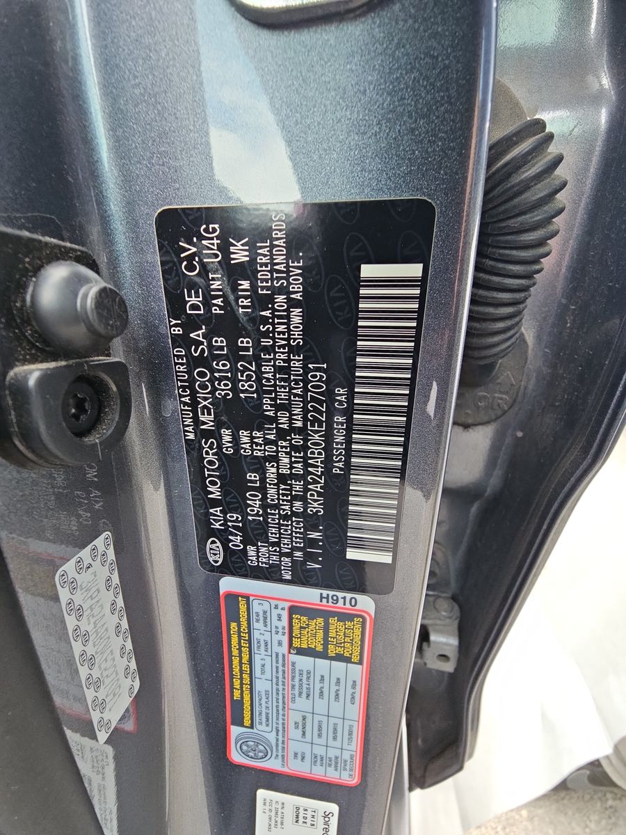 2019 Kia Rio S FWD