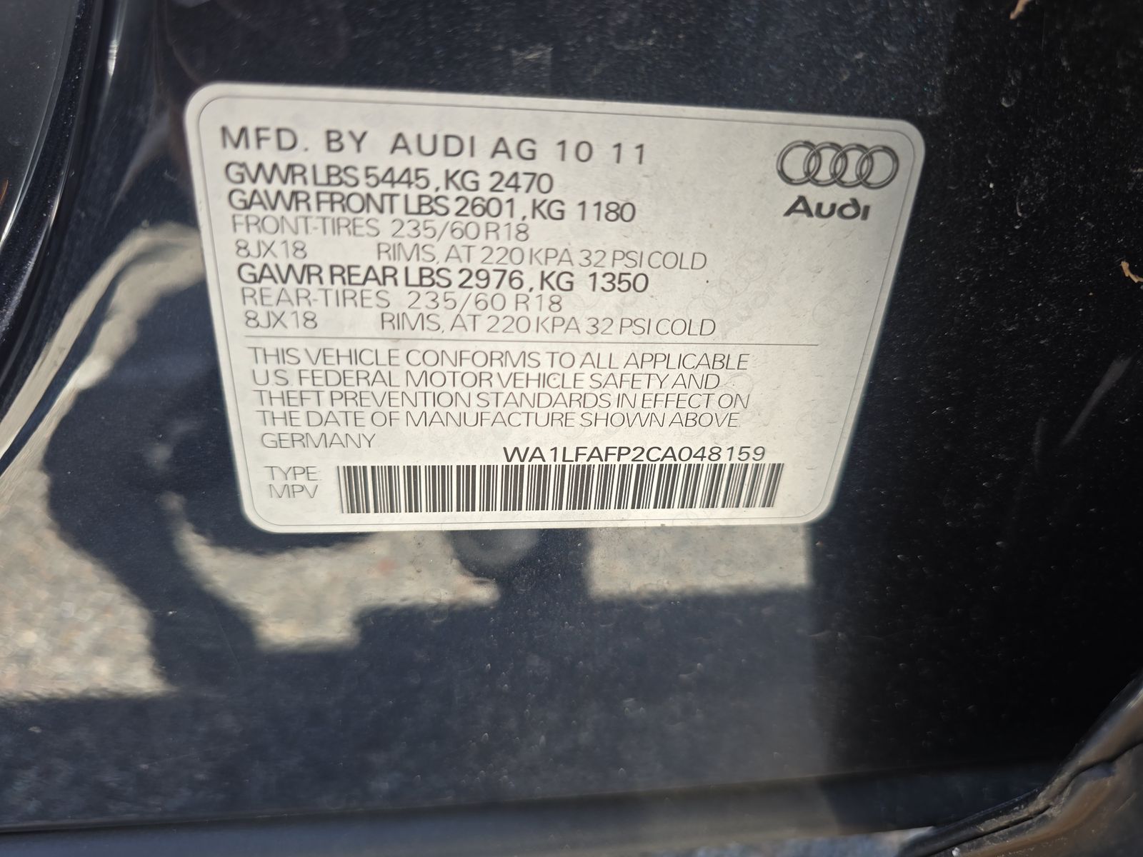2012 Audi Q5 2.0T Premium Plus AWD