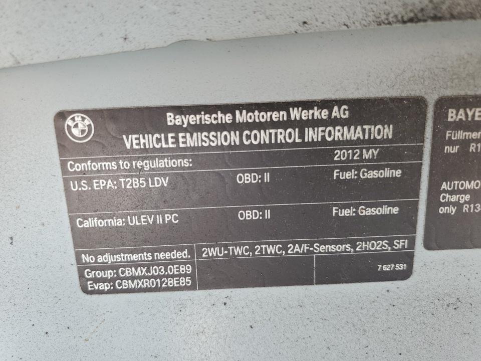 2012 BMW 3 Series 328i RWD