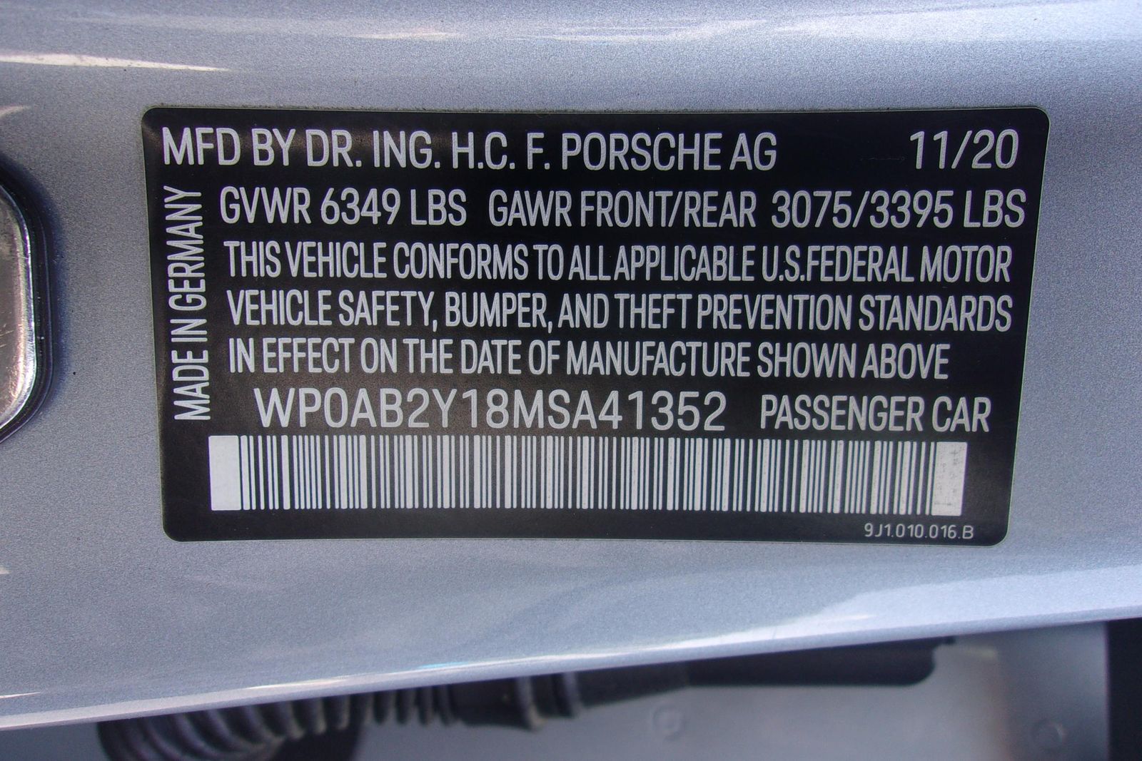2021 Porsche Taycan 4S AWD