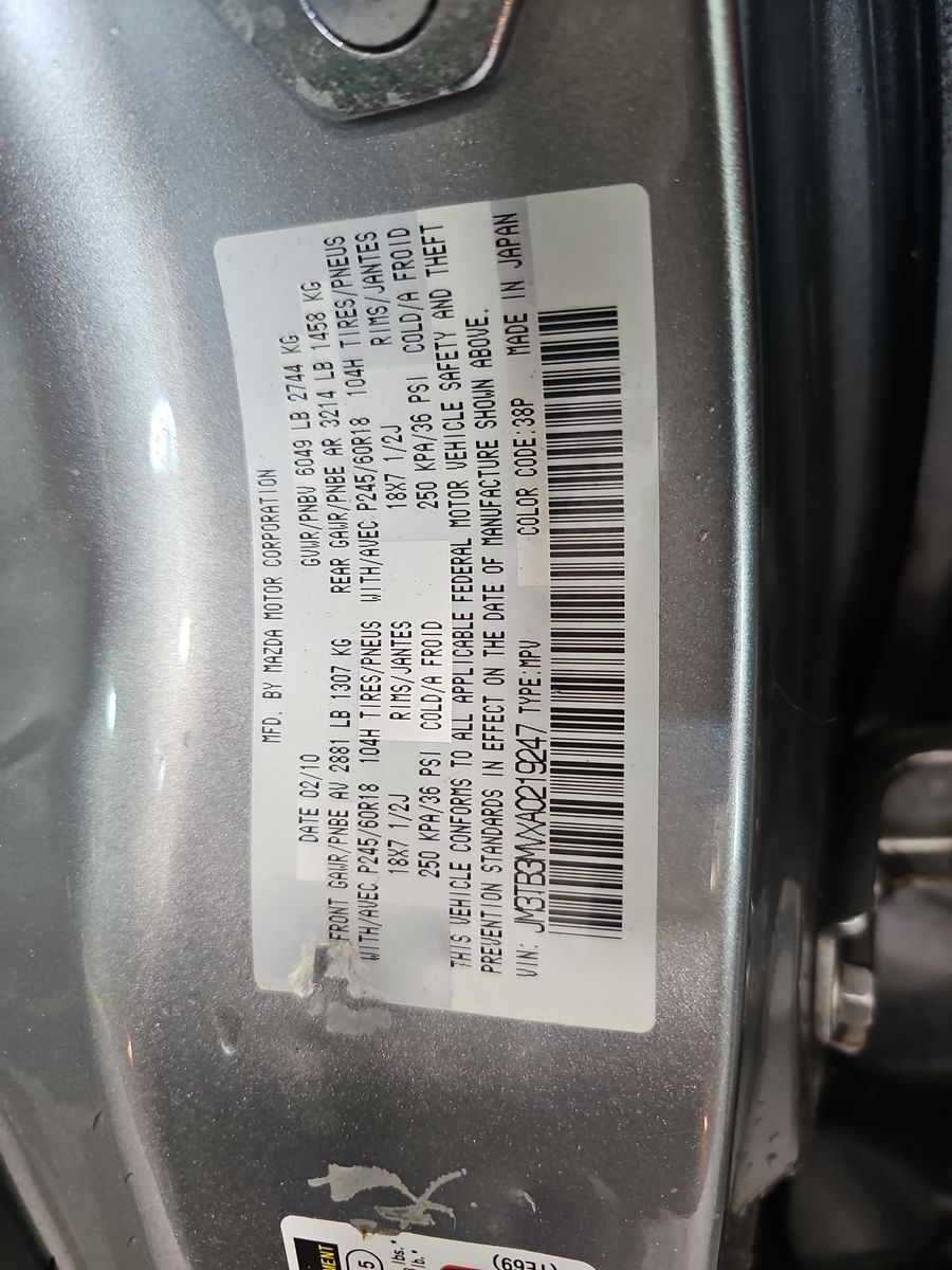 2010 MAZDA CX-9 Sport AWD