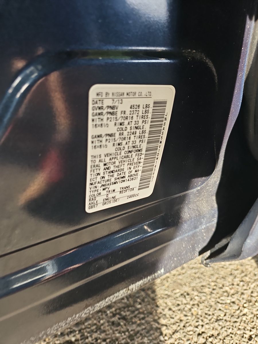 2013 Nissan Rogue S AWD