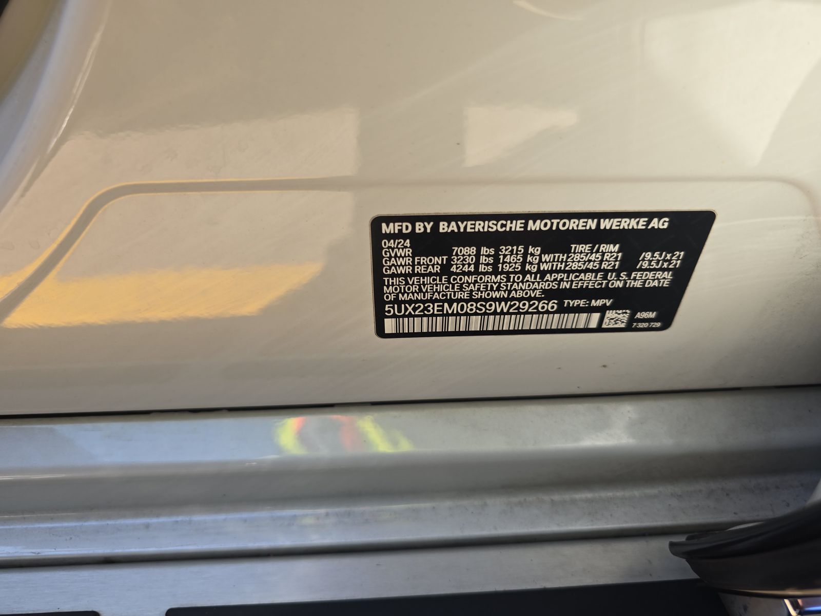 2025 BMW X7 xDrive40i AWD