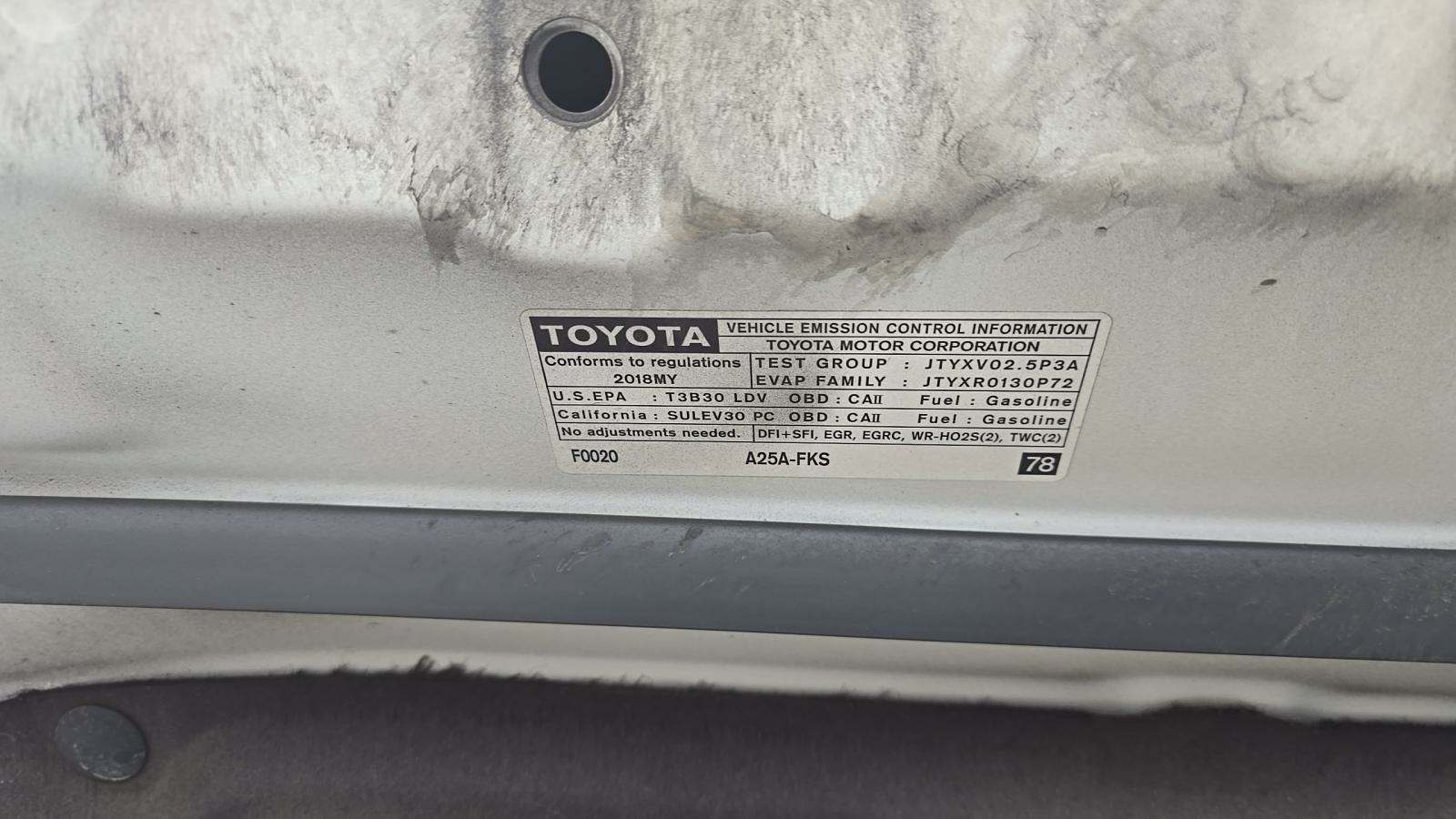 2018 Toyota Camry XSE FWD