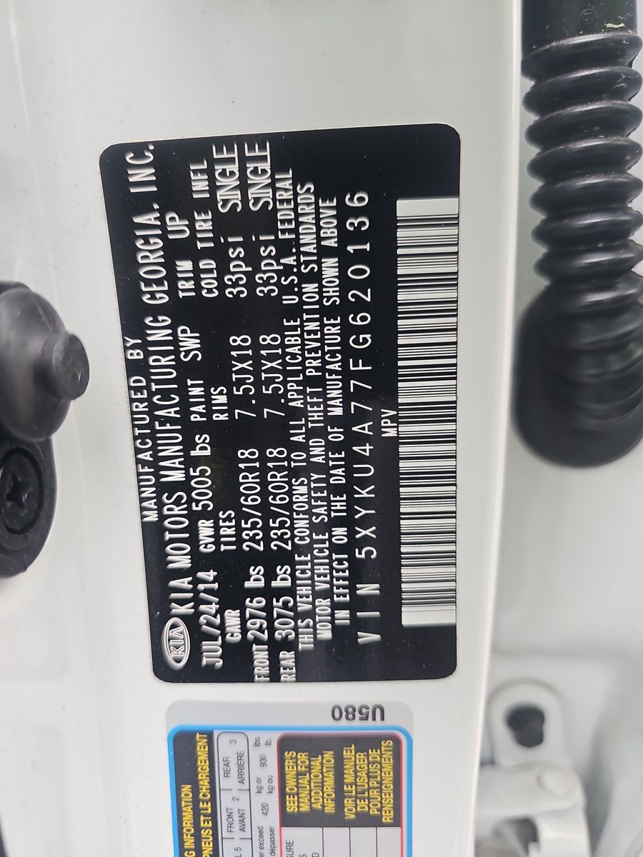 2015 Kia Sorento EX FWD