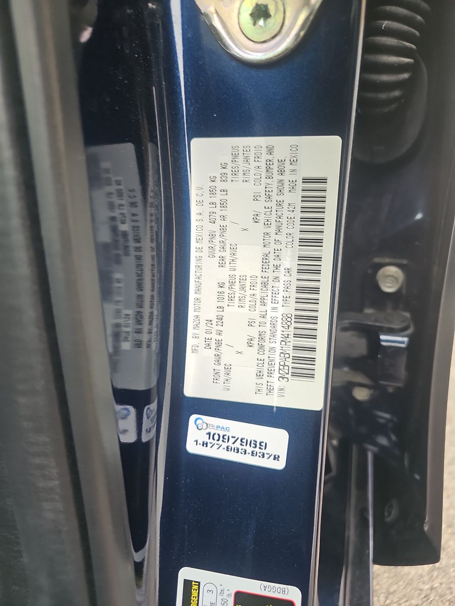 2024 MAZDA MAZDA3 2.5 S FWD