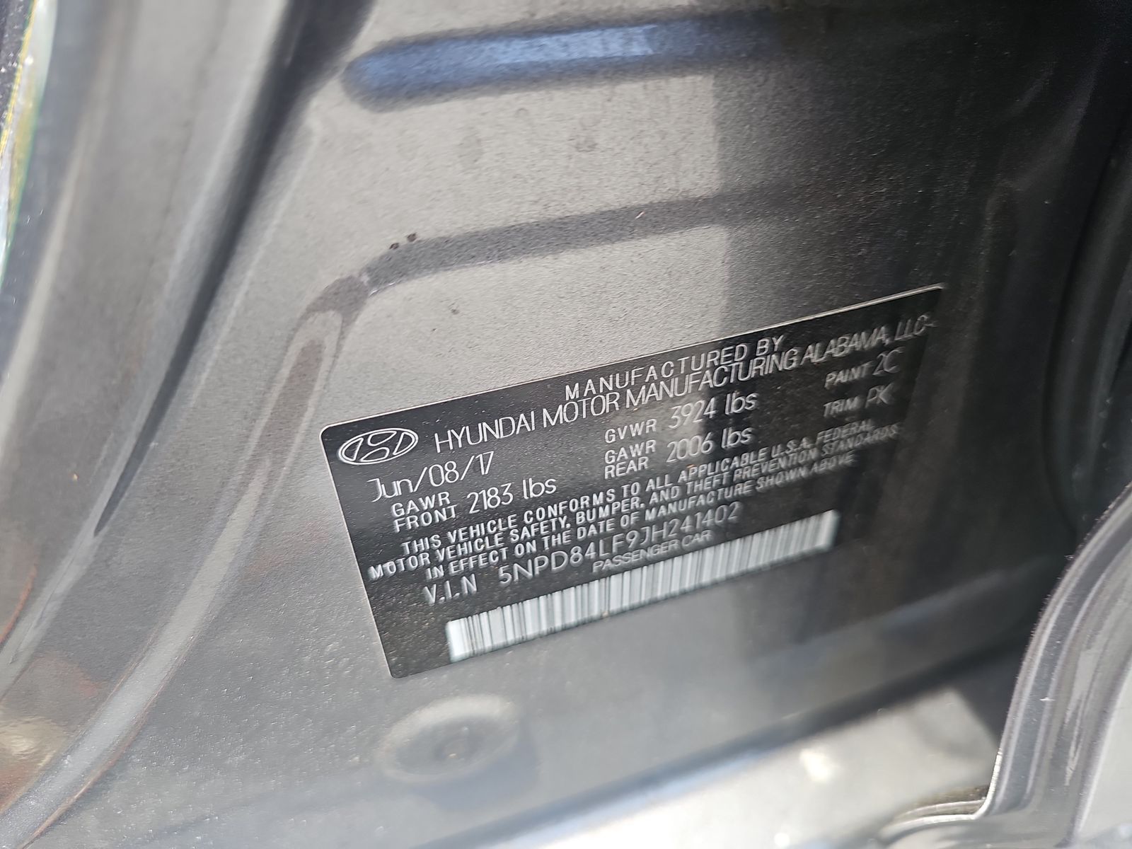2018 Hyundai Elantra SEL FWD