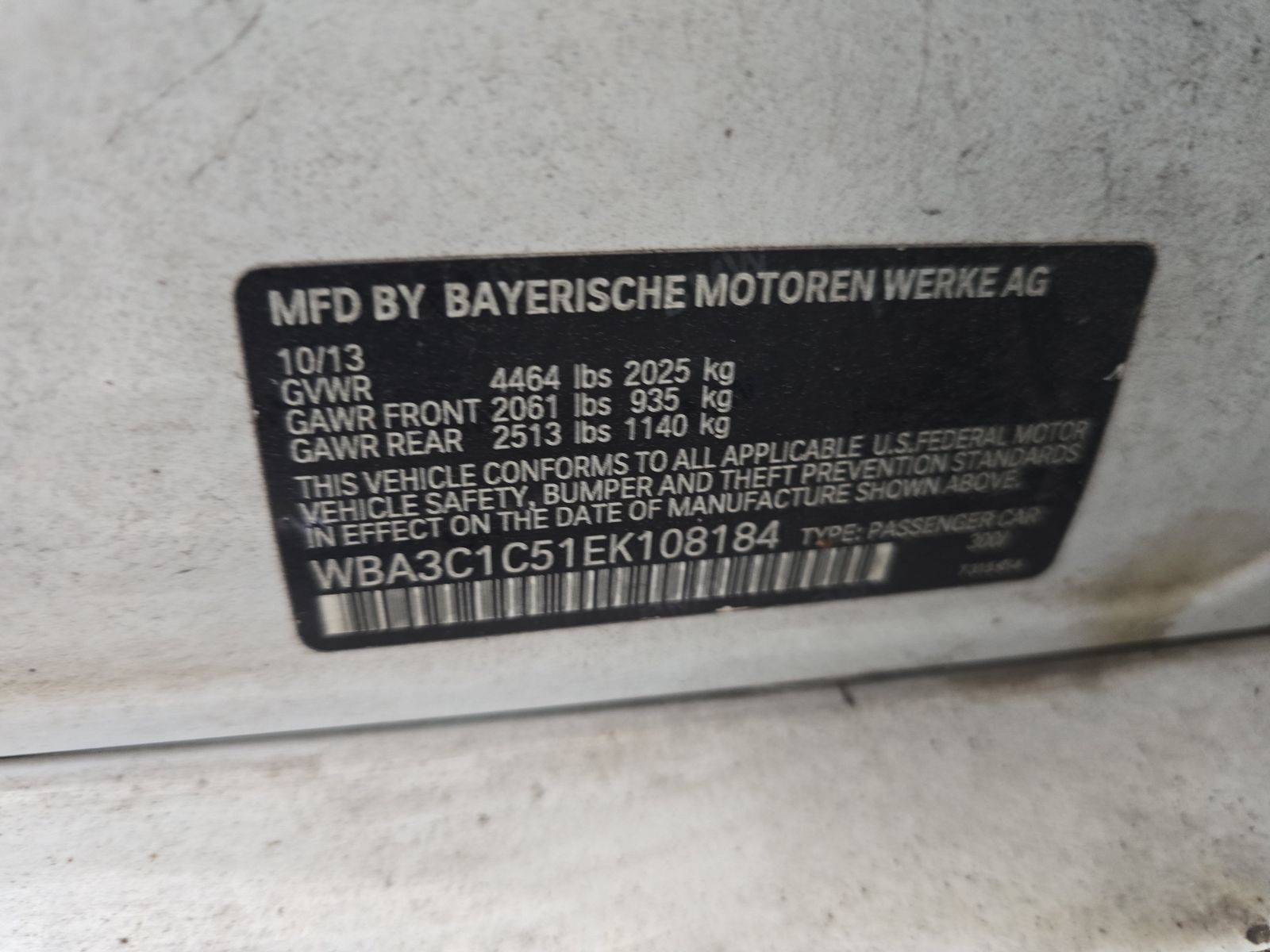 2014 BMW 3 Series 328i RWD