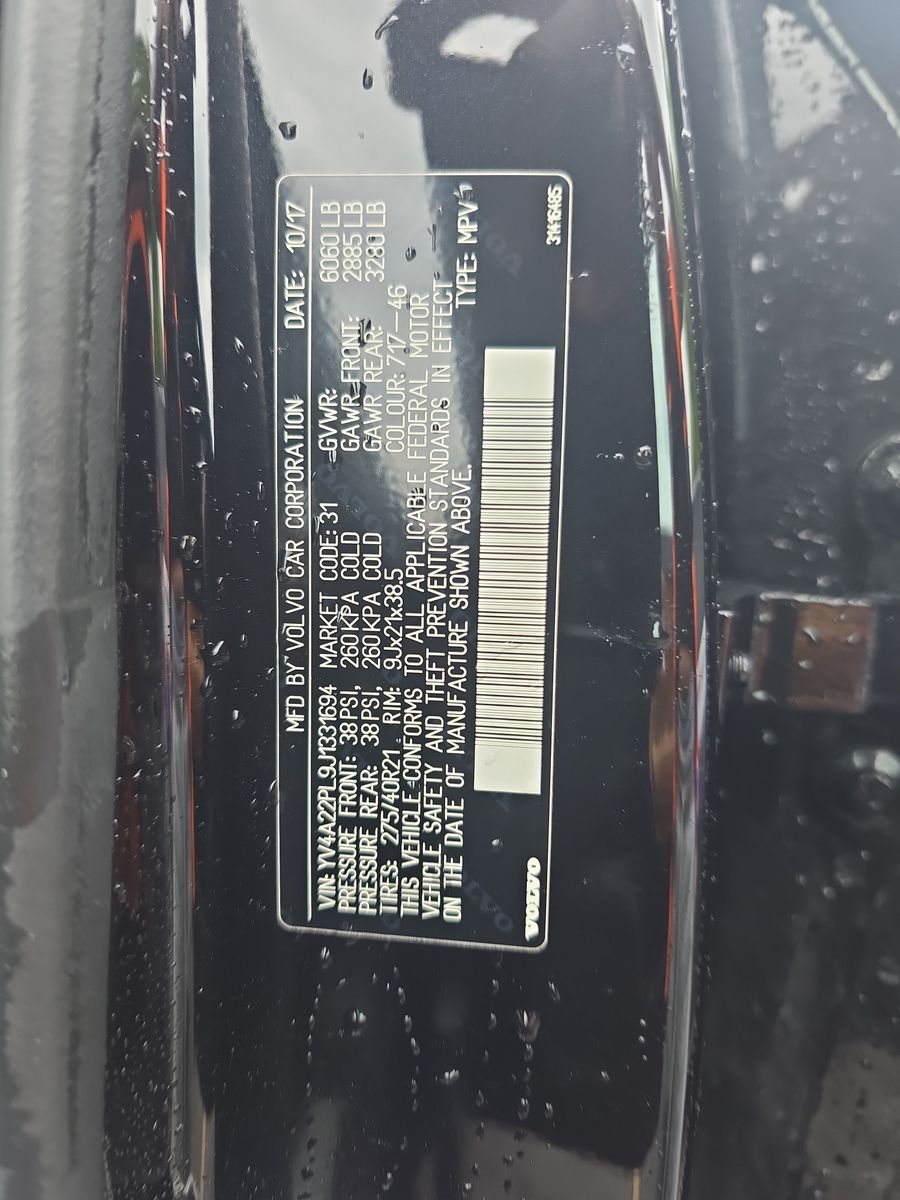 2018 Volvo XC90 T6 Inscription AWD