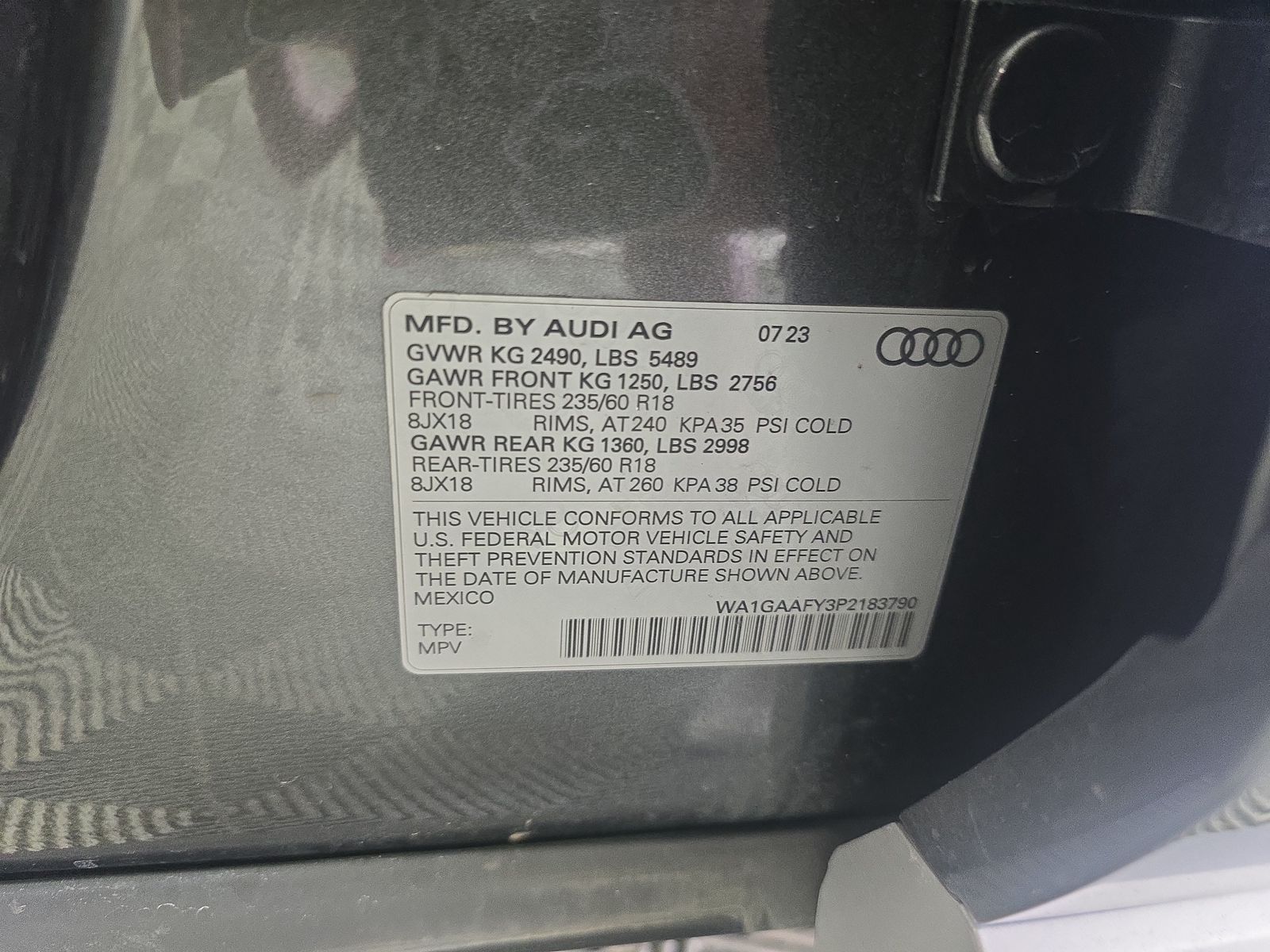 2023 Audi Q5 S line Premium AWD