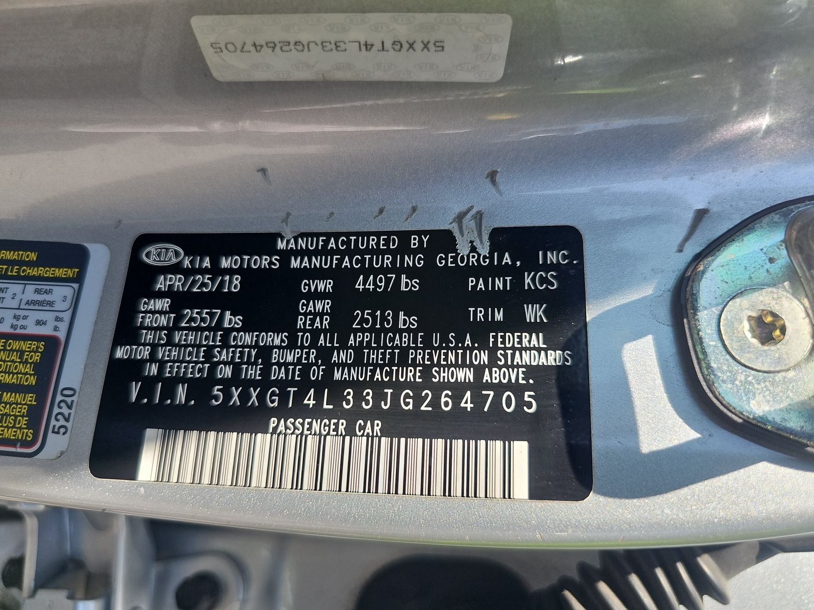 2018 Kia Optima LX FWD