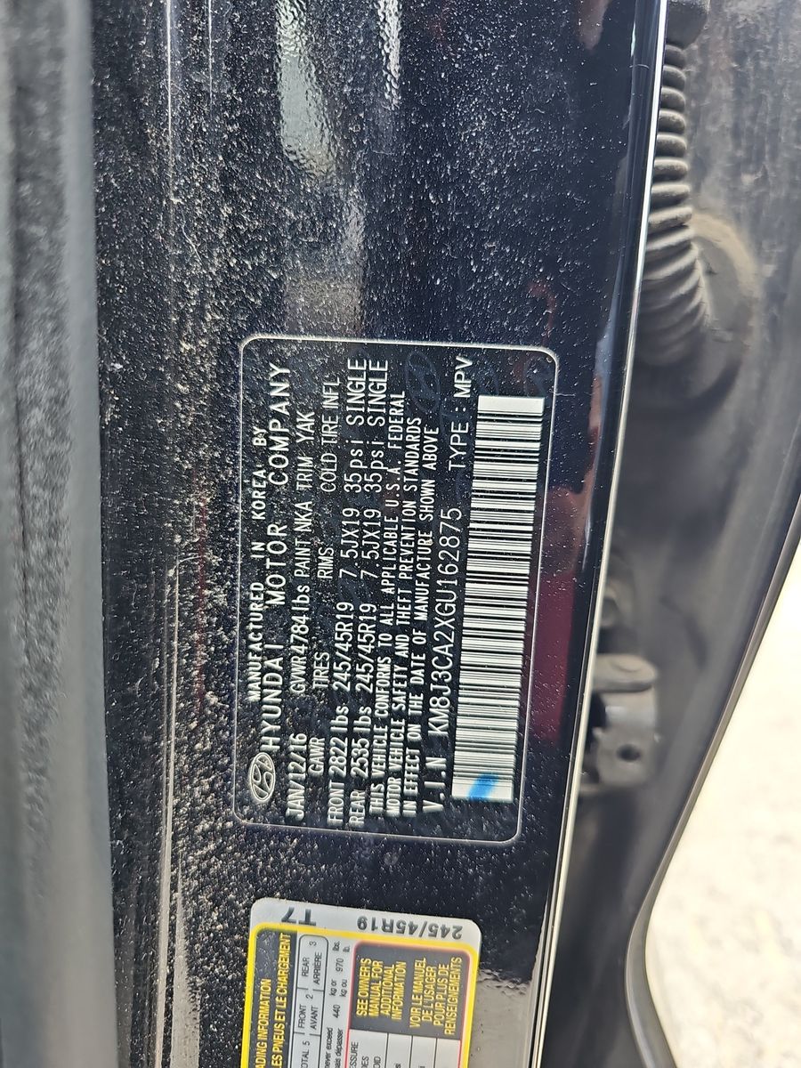 2016 Hyundai Tucson Limited AWD