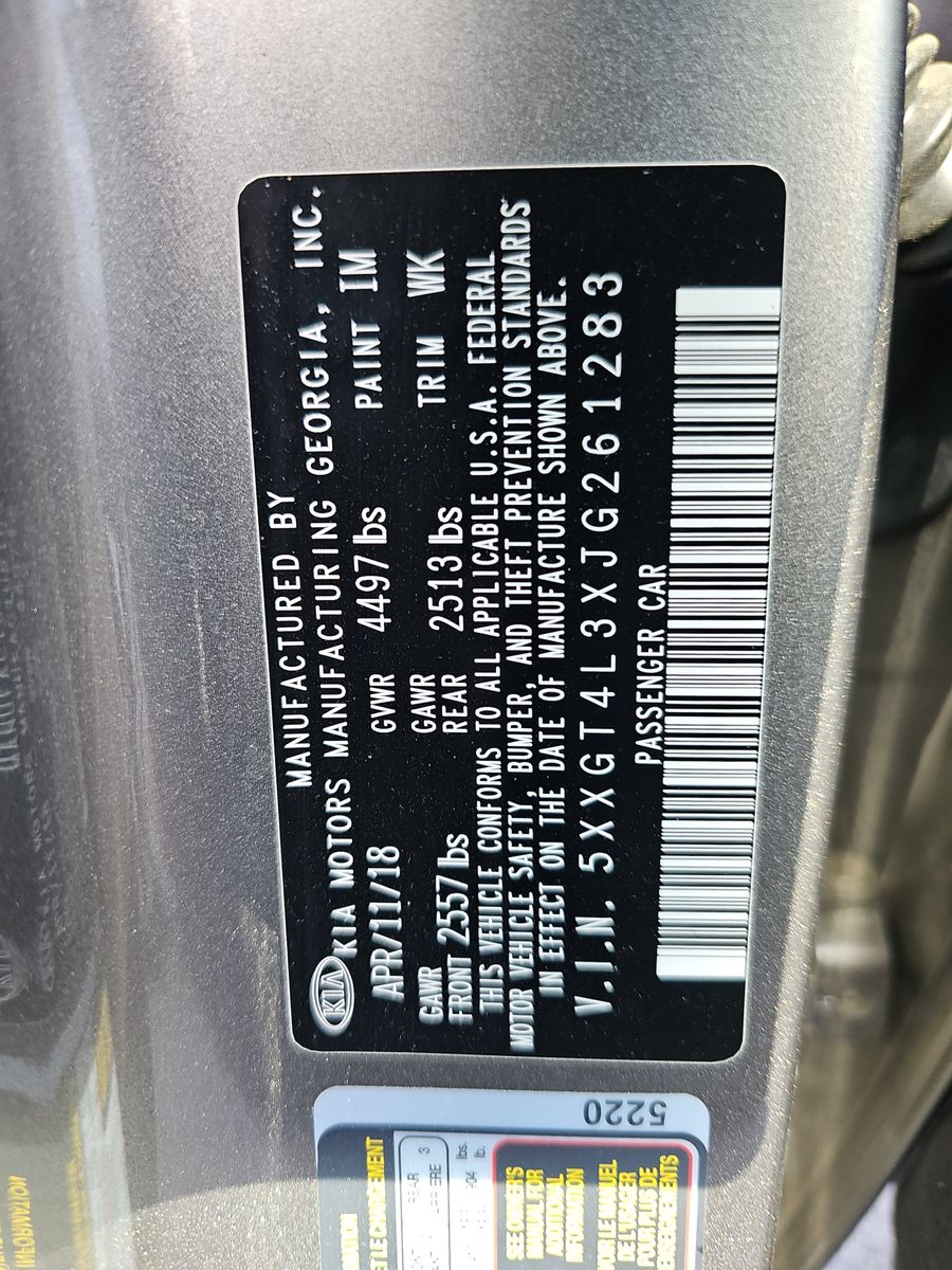 2018 Kia Optima LX FWD