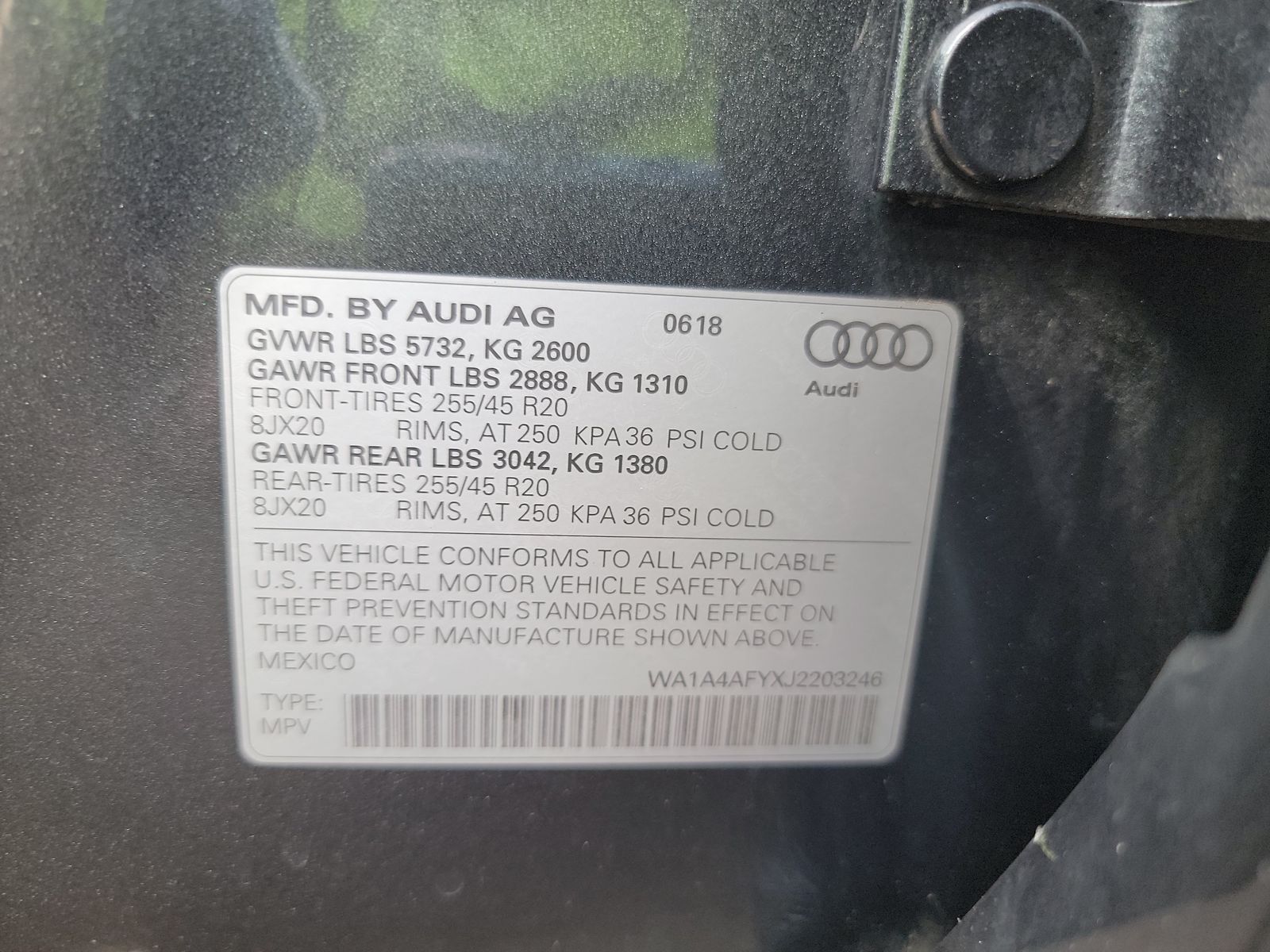 2018 Audi SQ5 Premium Plus AWD