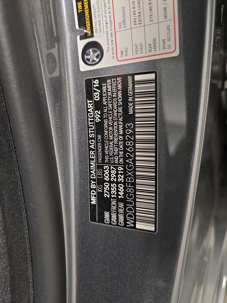 2016 Mercedes-Benz S-Class S 550 AWD