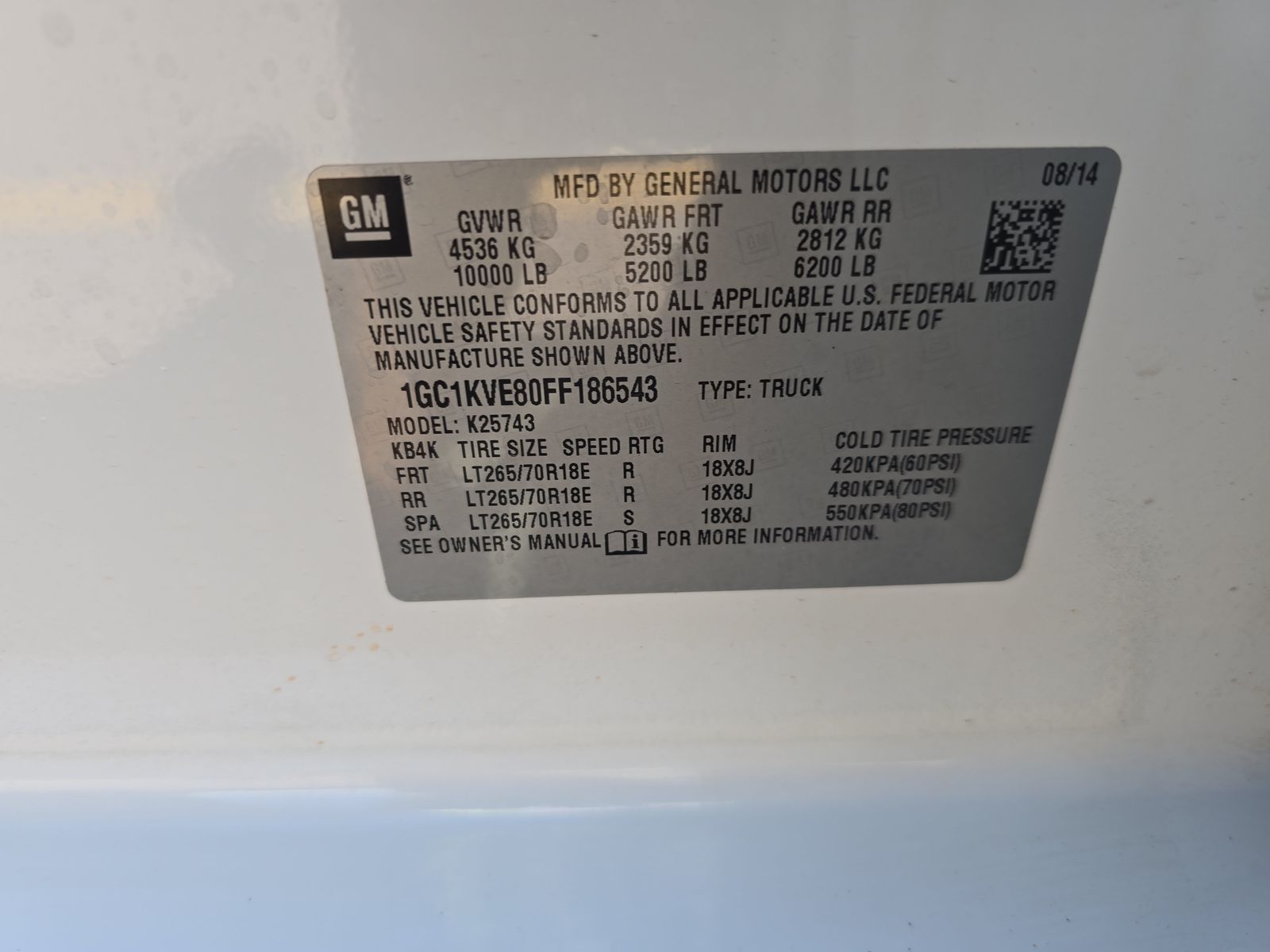 2015 Chevrolet Silverado 2500HD LT AWD