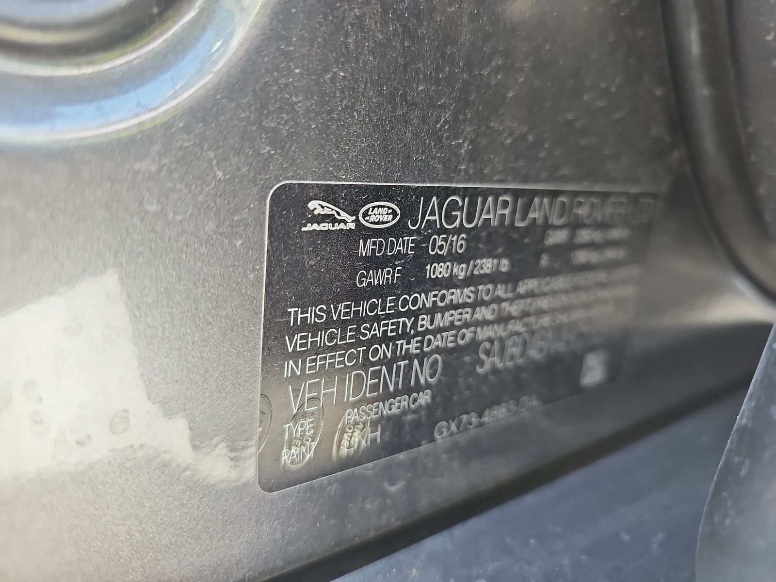 2017 Jaguar XF 20d Premium RWD