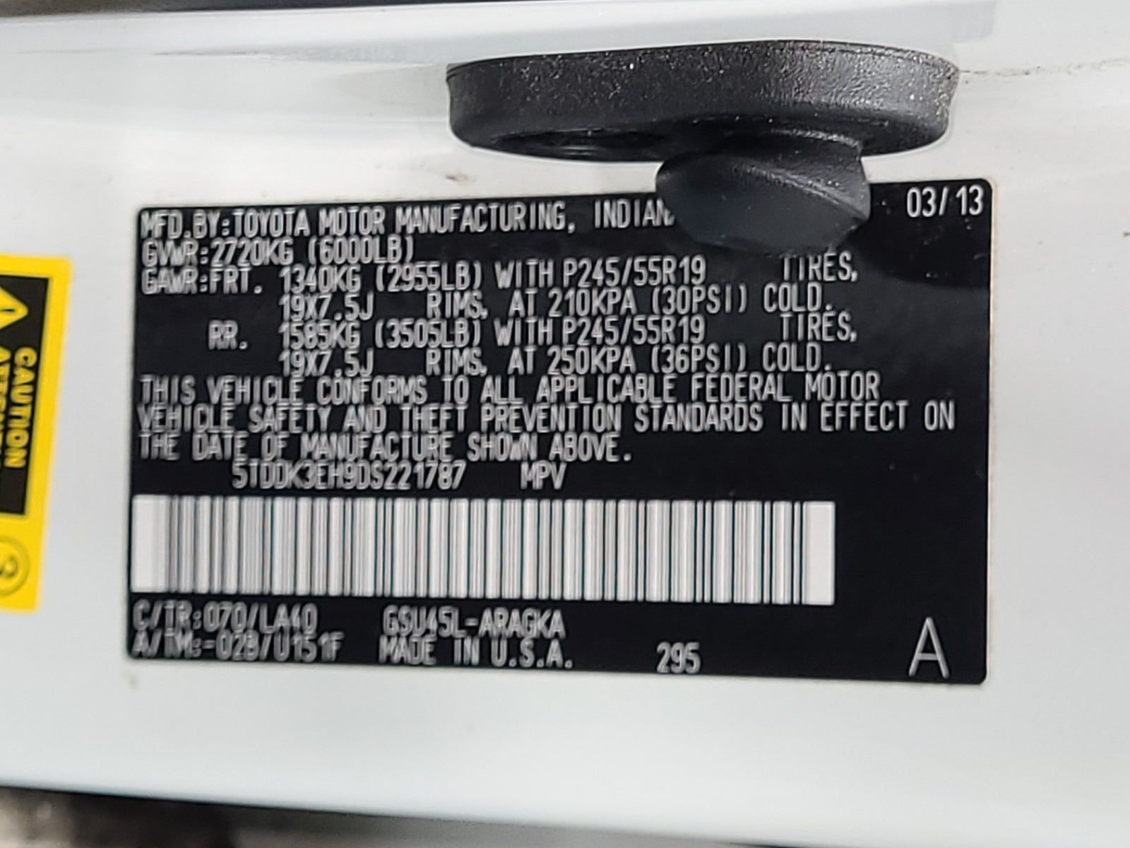 2013 Toyota Highlander Limited AWD