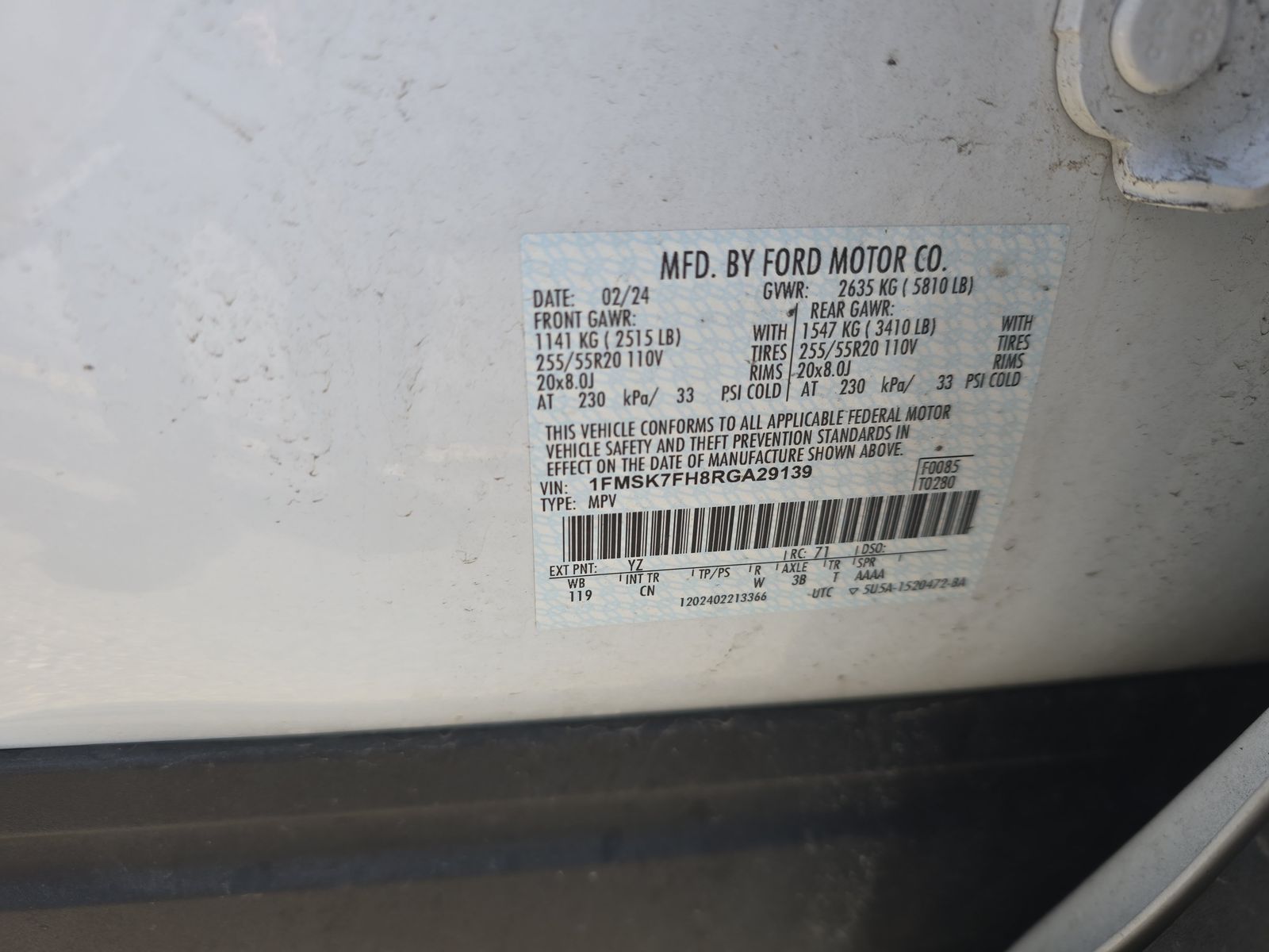 2024 Ford Explorer Limited RWD