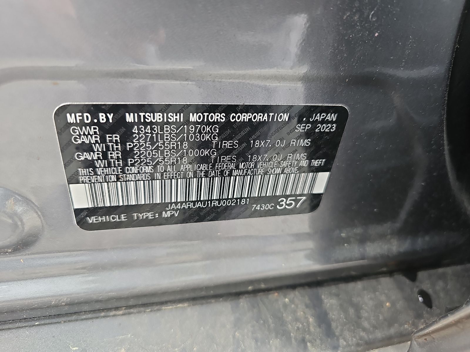2024 Mitsubishi Outlander Sport 2.0 S AWD