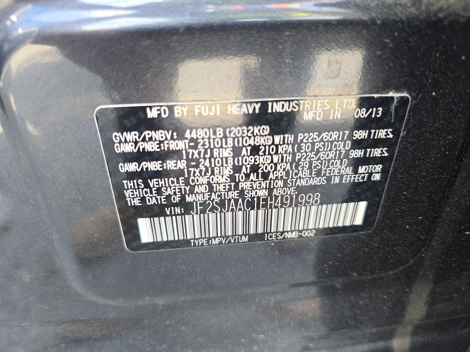 2014 Subaru Forester 2.5i AWD