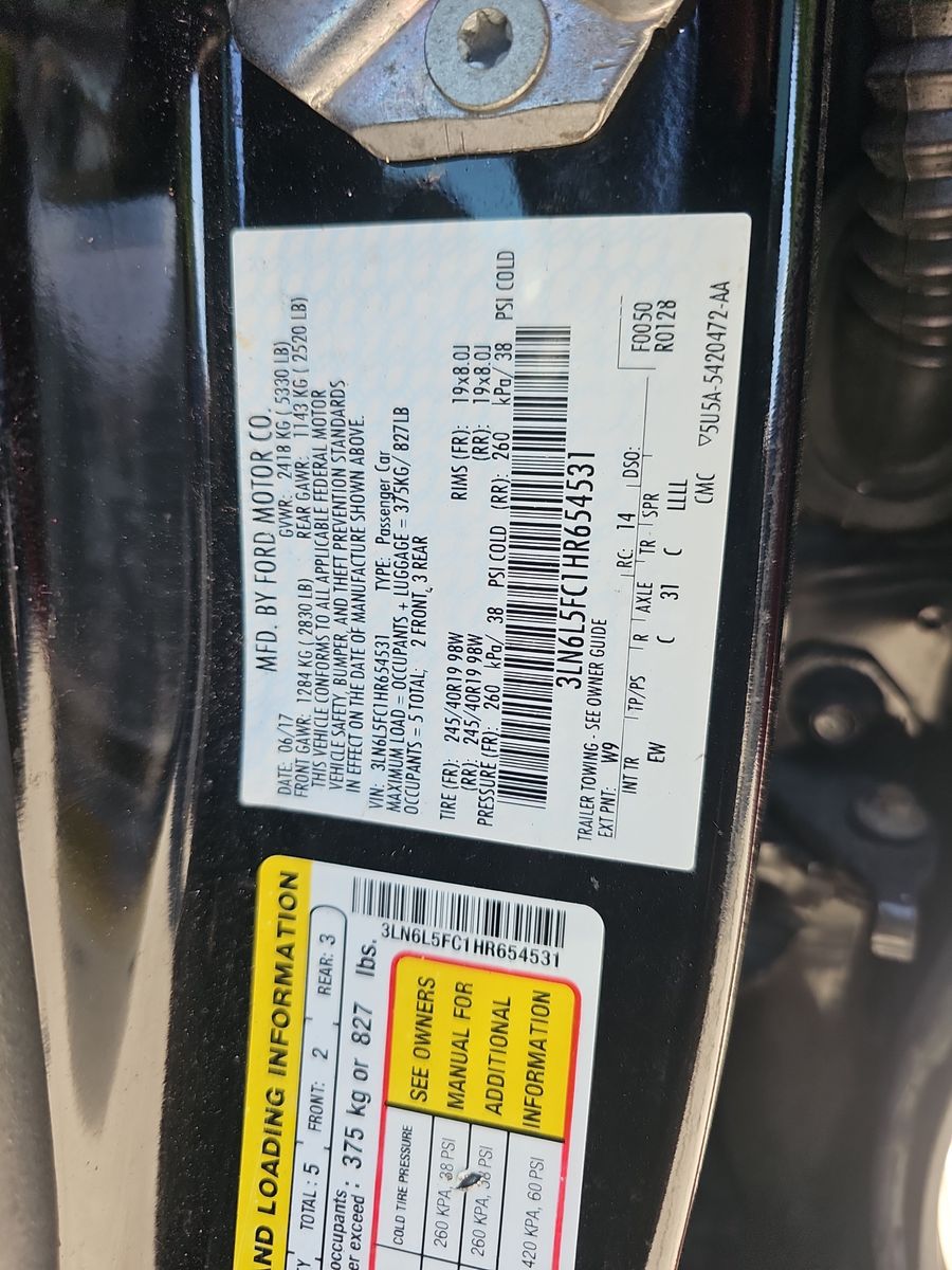 2017 Lincoln MKZ Reserve AWD