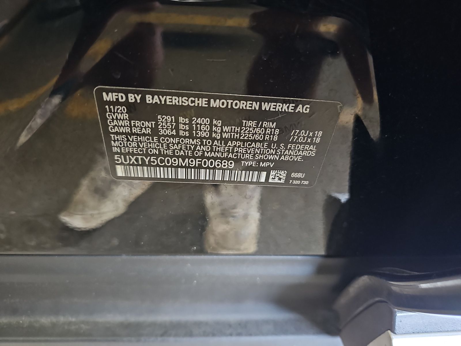 2021 BMW X3 xDrive30i AWD