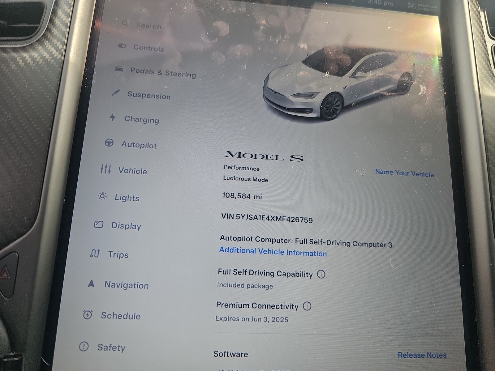 2021 Tesla Model S Performance AWD